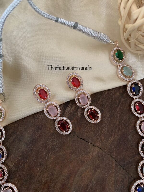 Rose gold multicolour set