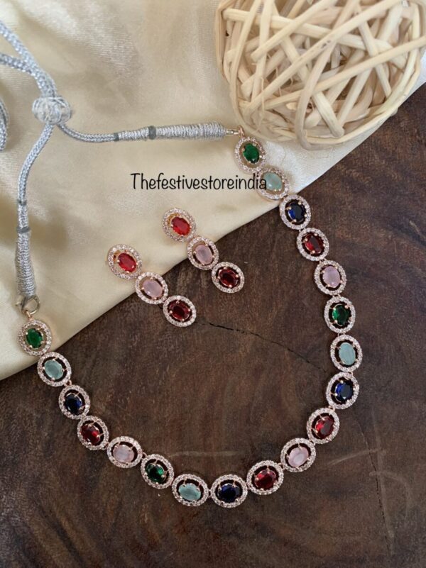 Rose gold multicolour set