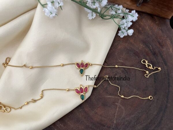 Lotus Anklets