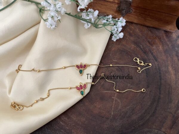 Lotus Anklets