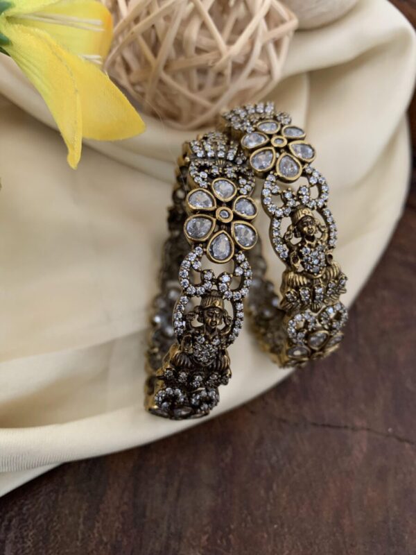 White Victorian Bangles