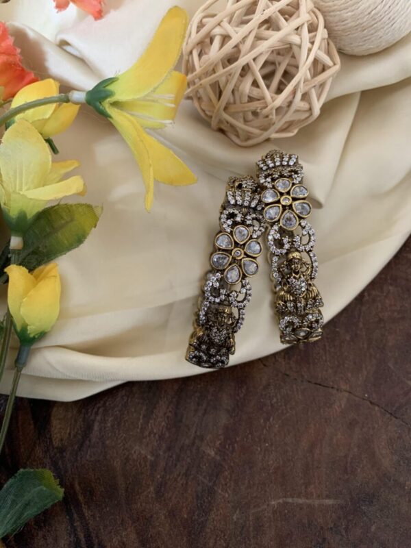 White Victorian Bangles