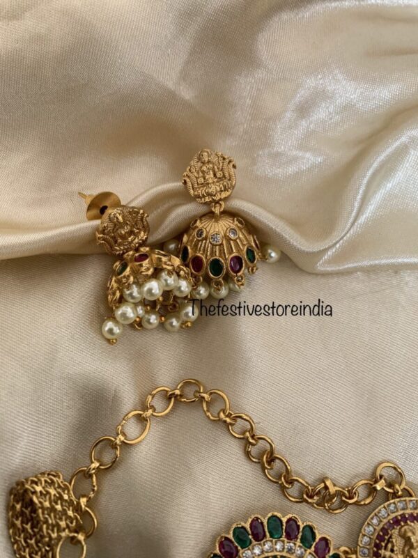 Lakshmi Maroon choker set