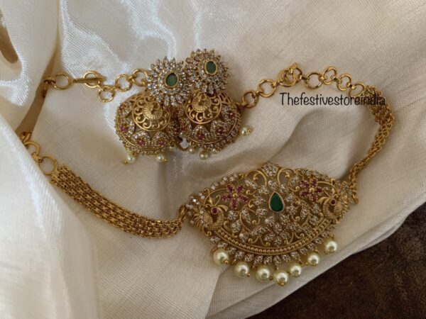 Gold look alike mini choker set