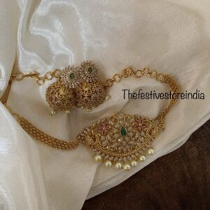 Gold look alike mini choker set