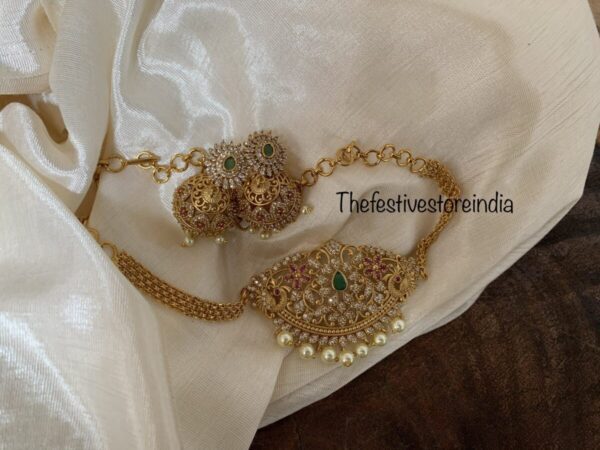 Gold look alike mini choker set