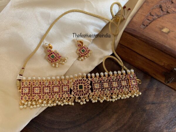 Classic kemp gold finish choker set