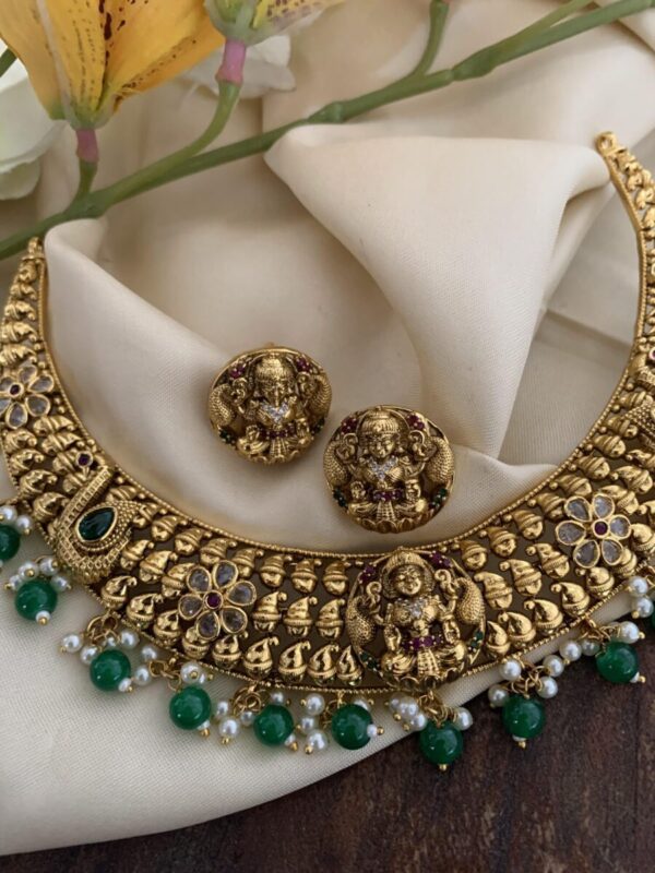 Lakshmi motif hasli set