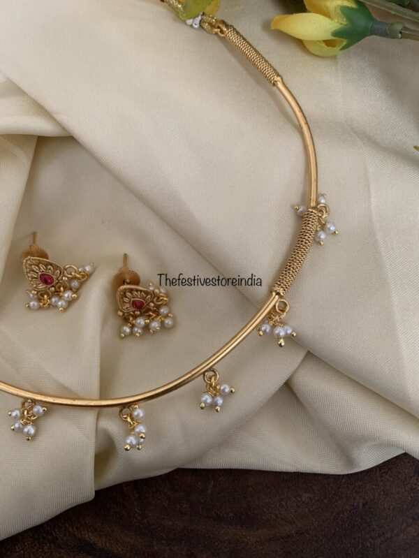 Budget friendly pearl hasli set