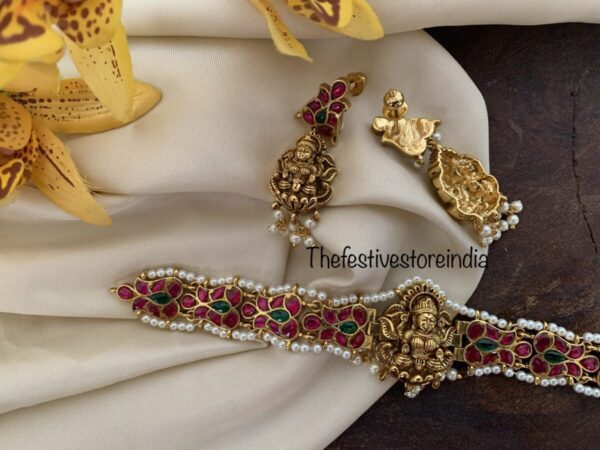 Lakshmi jadau choker set