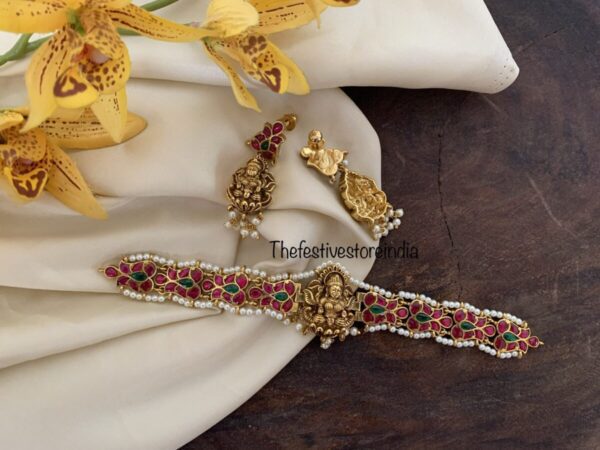 Lakshmi jadau choker set