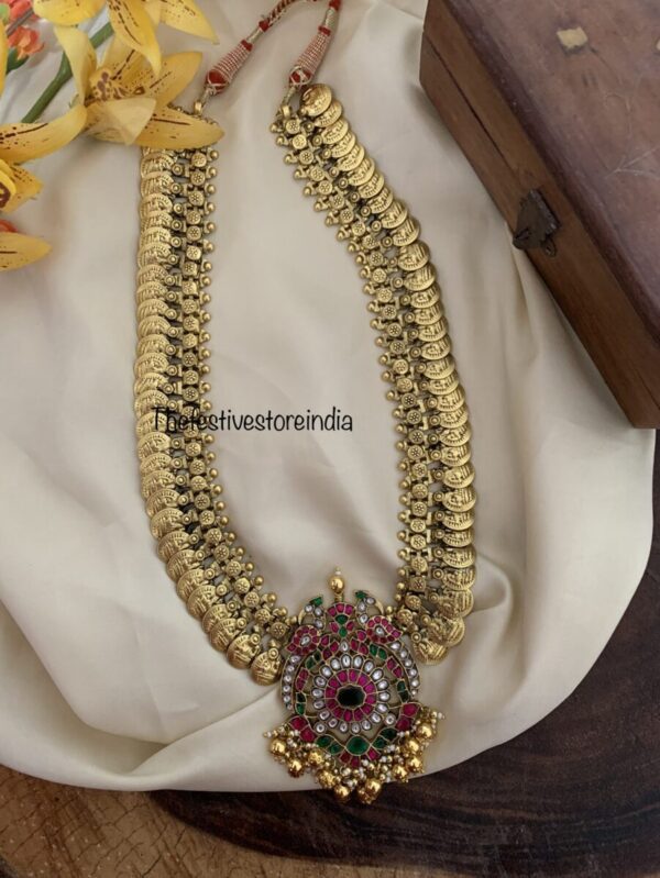 Antique finish Jadau Gandaberunda haram