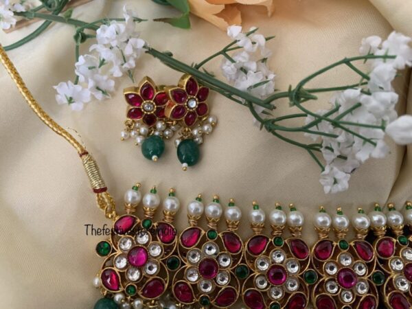 Jadau kundan choker set