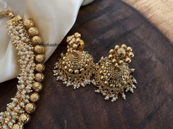 Samantha pearls necklace set