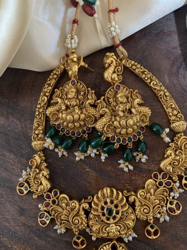 Antique lakshmi green drops