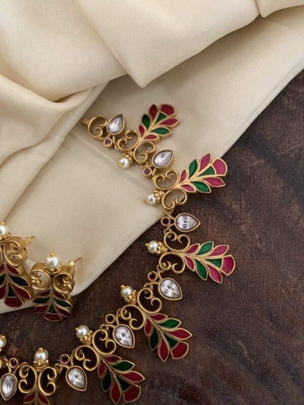 Floral kundan set