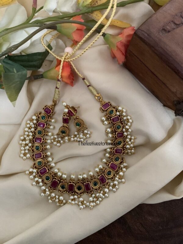 Block kemp necklace set
