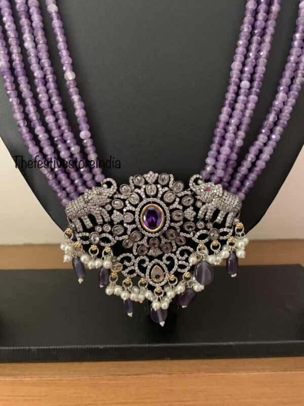 Purple Victorian Haaram set