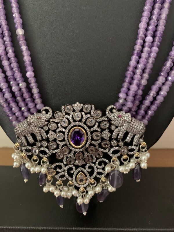 Purple Victorian Haaram set
