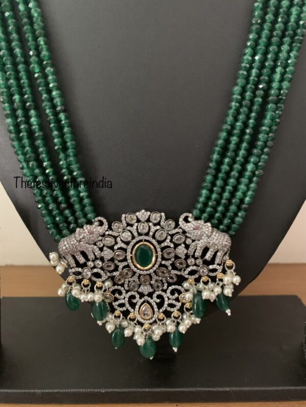 Green Victorian Haaram set