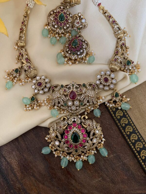 Victorian mint kanti set