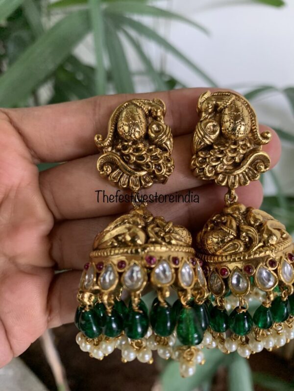 Premium Navilu screwback jhumkas