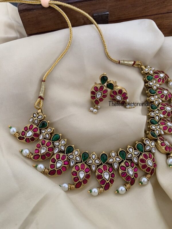 Jadau Mango Maanga necklace/choker set