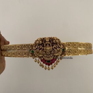 Gold look alike Lakshmi pendant hipbelt