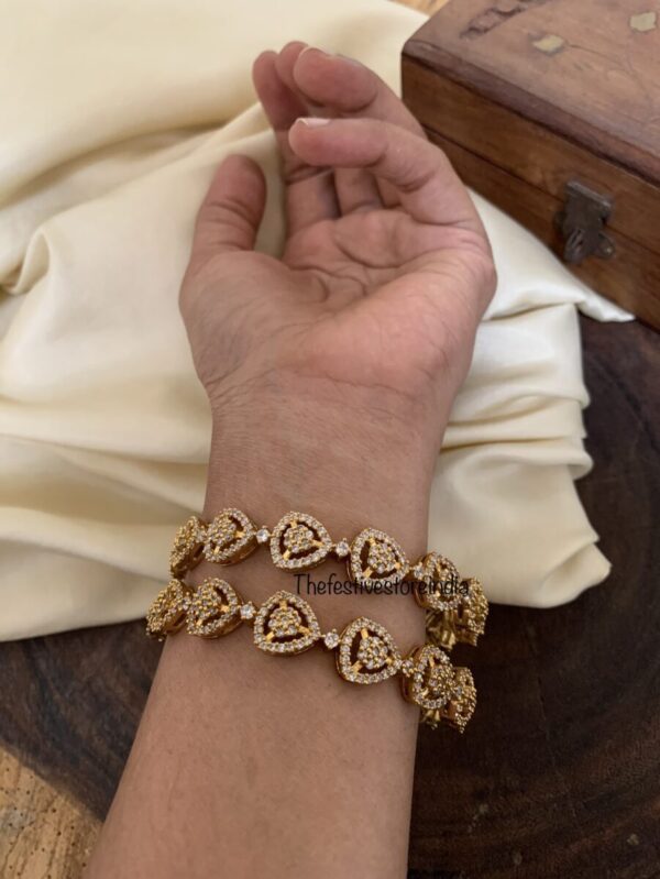 Diamonds - set of 2 bangles