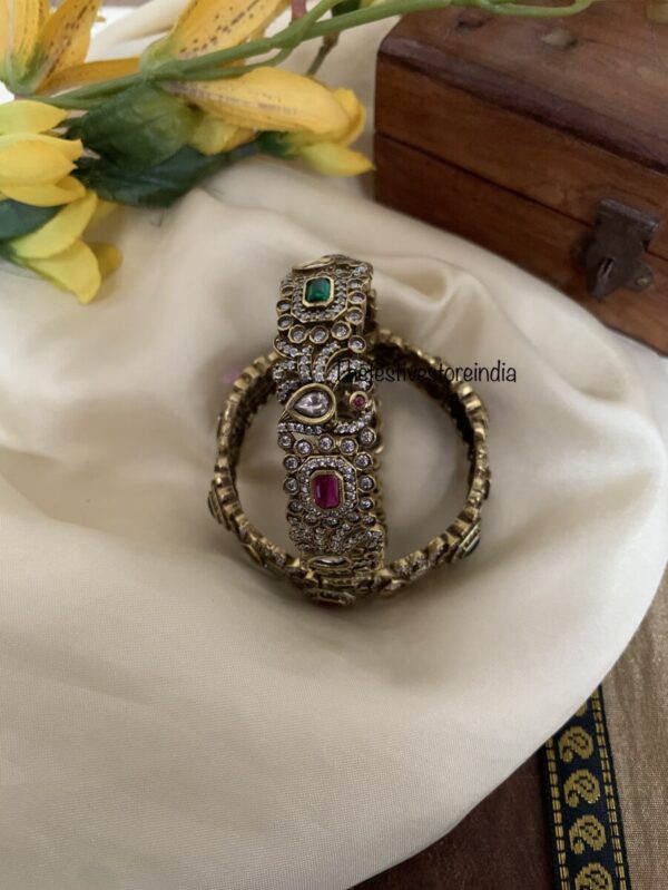 Set of 2 Bridal Victorian bangles