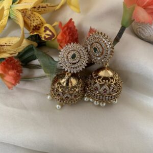 Bottu AD jhumkas