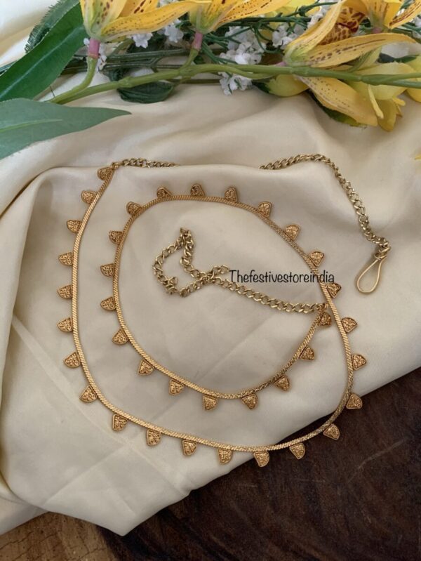 Budgeted gold waist chain