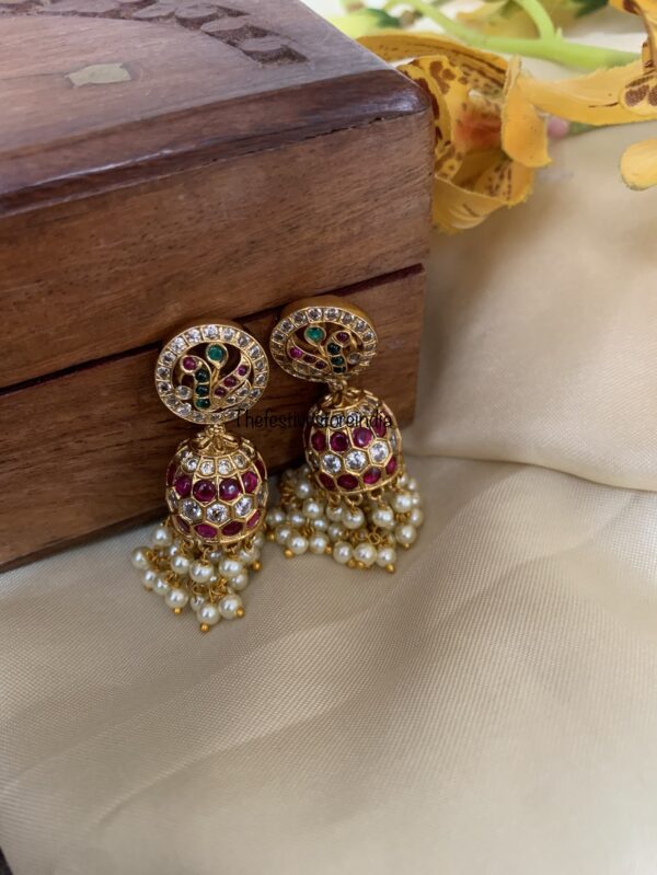 Classic kemp jhumkas