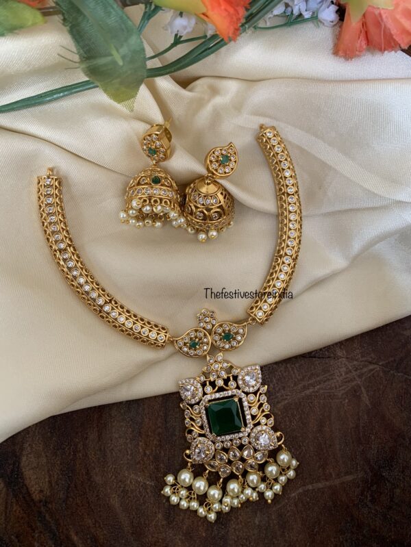 Emerald gold polish kanti set