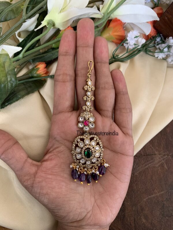 Victorian Purple maangtikka 6
