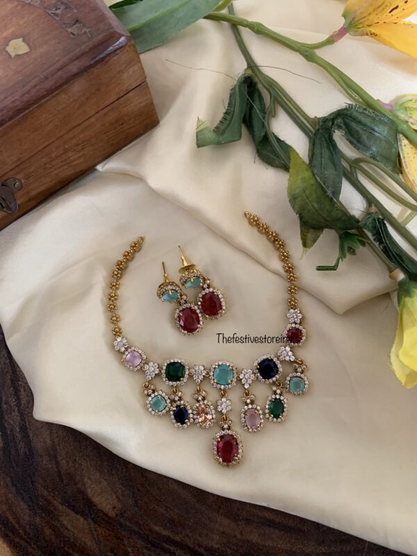 Navarathna Victorian drops set