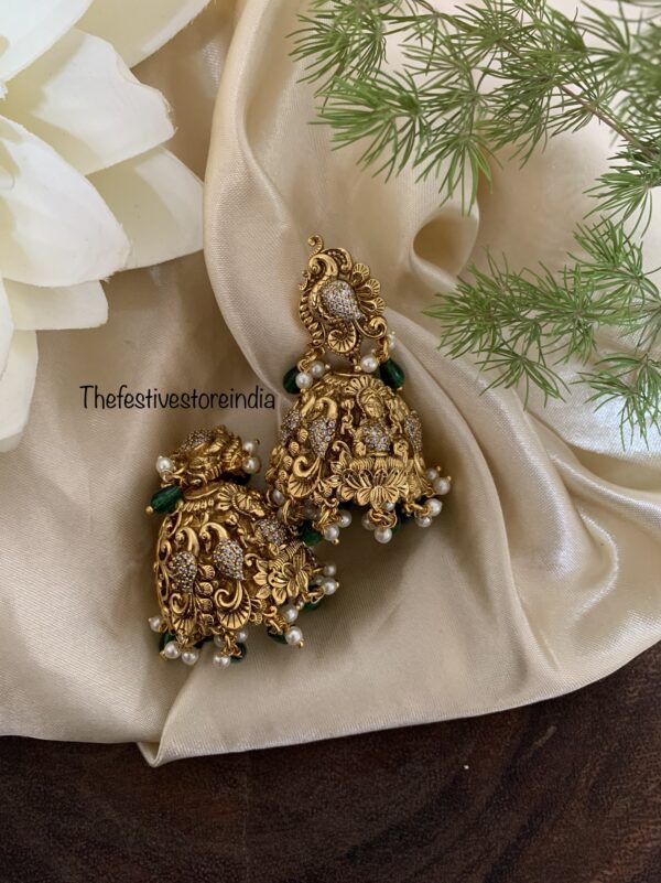 Jumbo Nakshi Lakshmi jhumkas