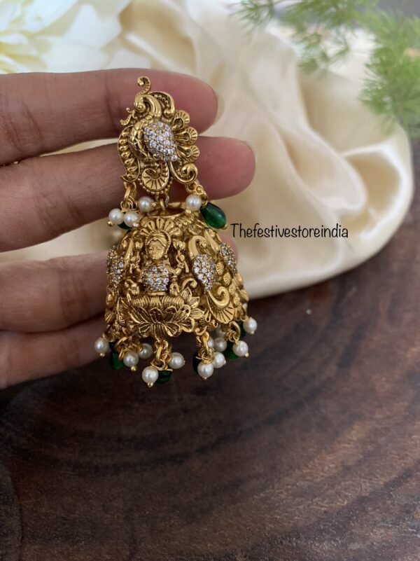 Jumbo Nakshi Lakshmi jhumkas