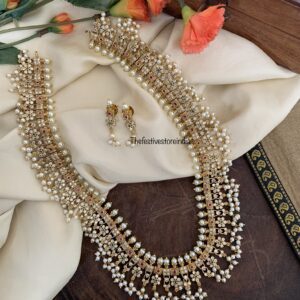 Guttapusalu classic pearls haaram set