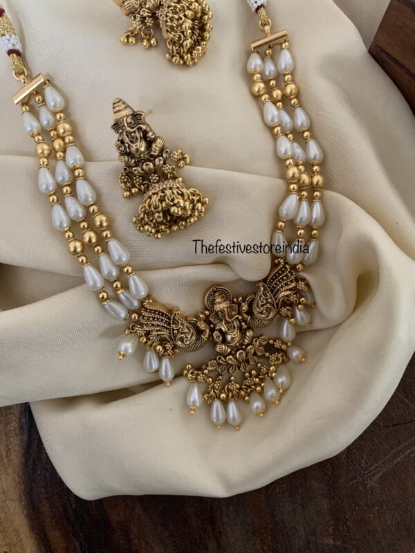 Premium polish Ganapa pearls set