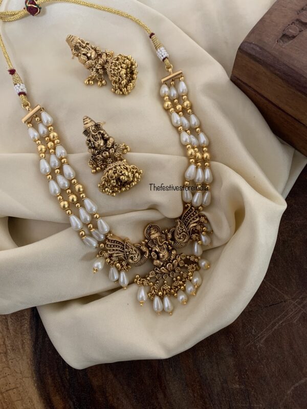 Premium polish Ganapa pearls set