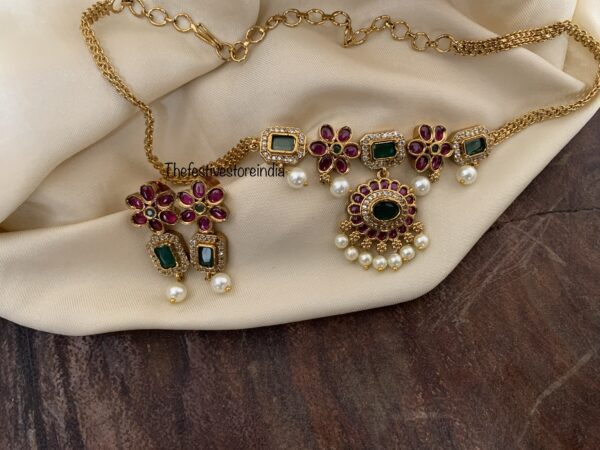 Mini kemp blocks necklace set