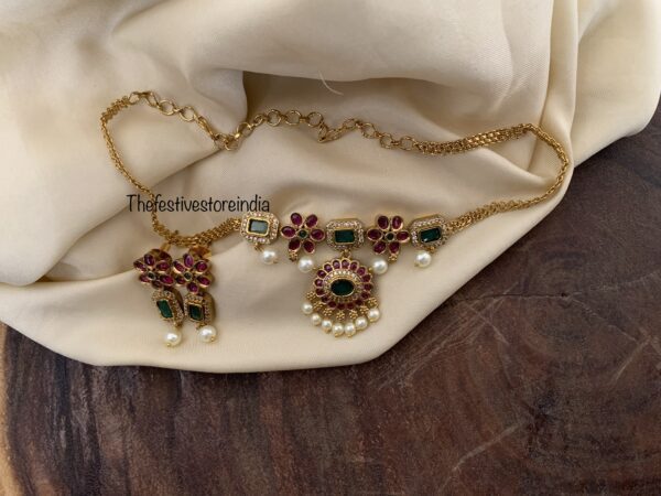 Mini kemp blocks necklace set