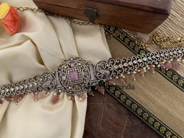 Budgeted Victorian pink hipchain