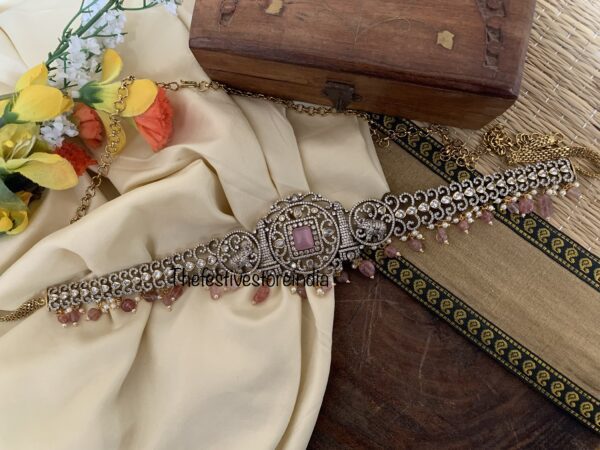 Budgeted Victorian pink hipchain