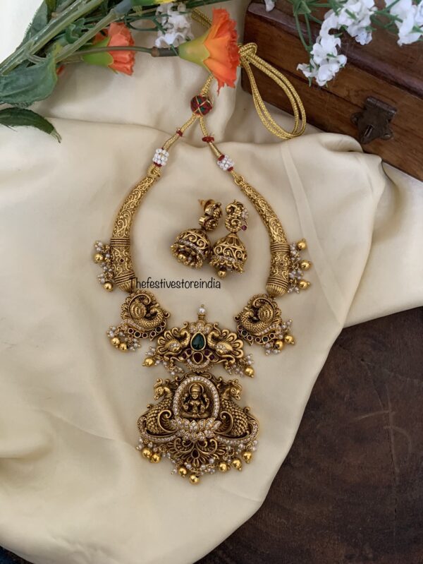 Lakshmi nakshi gold drops set