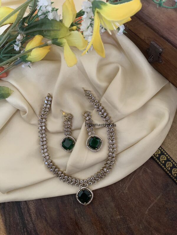 Victorian attigai - Emerald