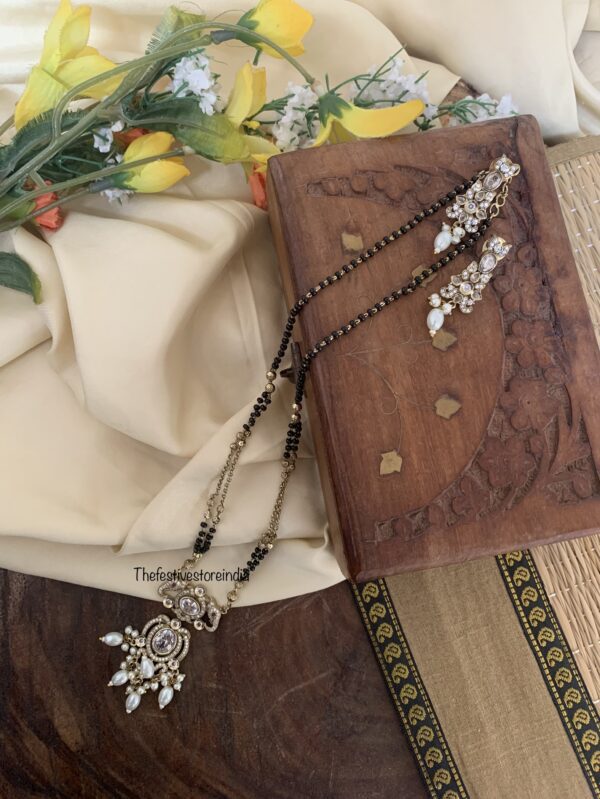 Victorian pendant Mangalsutra set
