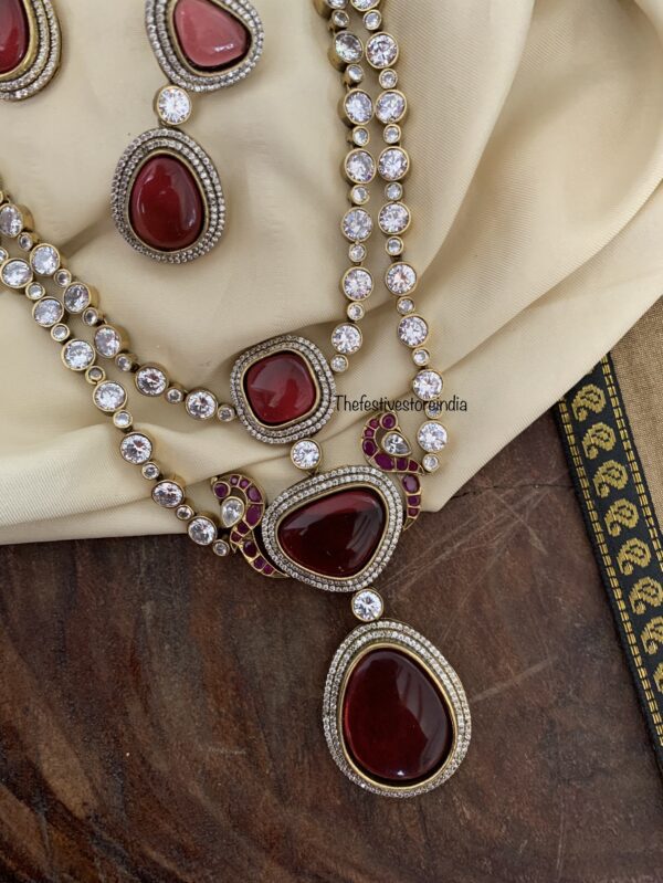 2 layer statement victorian set - Ruby