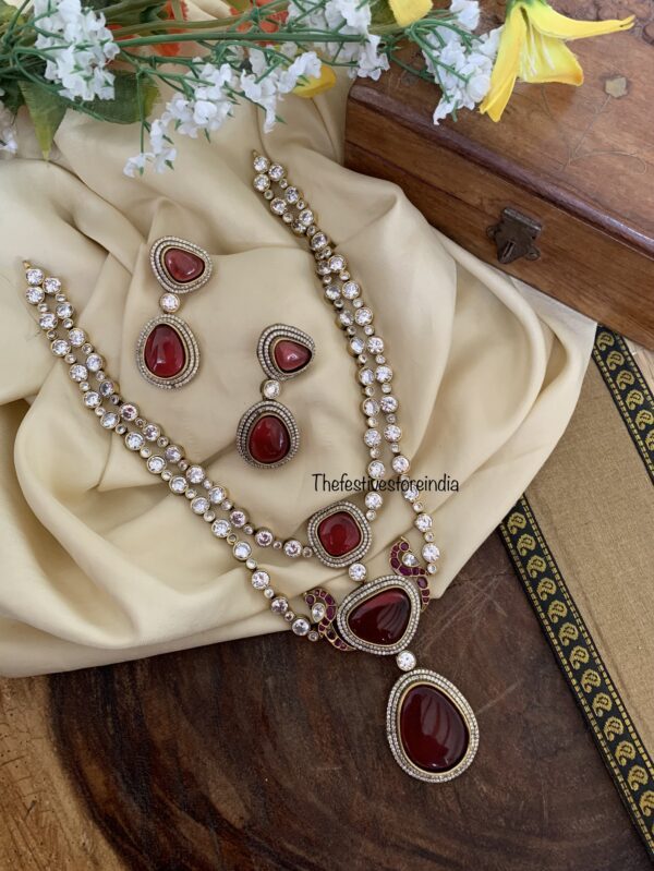2 layer statement victorian set - Ruby